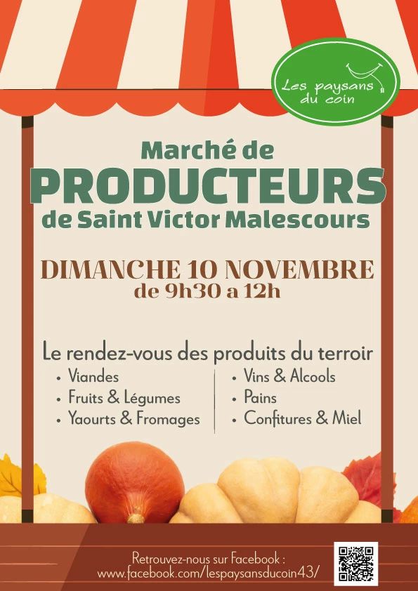 Marché de producteurs novembre 2024